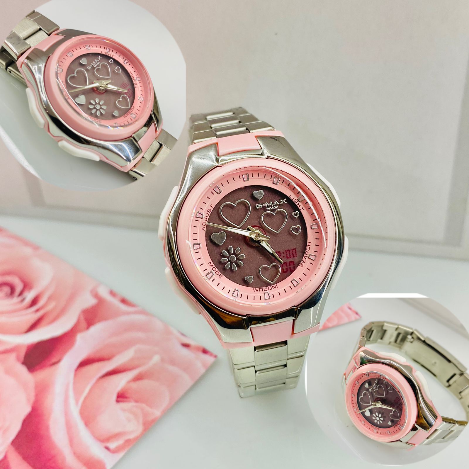 RELOJ  TIPO CASIO 2H DAMA